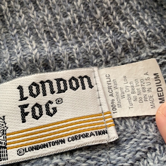London Fog zip-up sweater - Picture 5 of 8